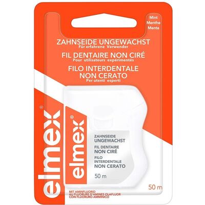Elmex Zahnseide ungewachst mit Aminfluorid Elmex Zahnseide ungewachst mit Aminfluorid