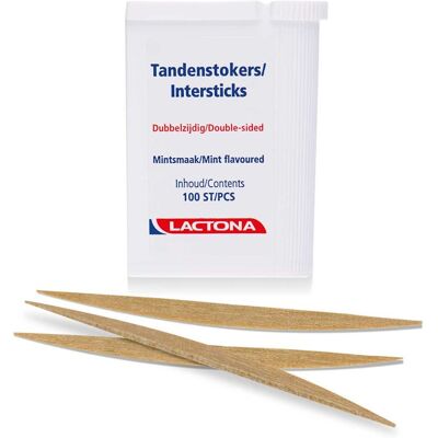 Lactona Minz-Doppel-Zahnstocher - Zahnstocher Lactona Minz-Doppel-Zahnstocher - Zahnstocher