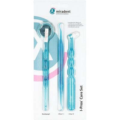 Miradent Pflegeset I-Prox Care Set blau transparent Miradent Pflegeset I-Prox Care Set blau transparent