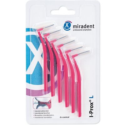 MIRADENT - I-Prox L - 0,4 mm - Pink - Interdentalbürste MIRADENT - I-Prox L - 0,4 mm - Pink - Interdentalbürste