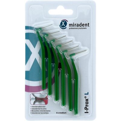 MIRADENT - I-Prox L - 0,7 mm - grün - Interdentalbürste MIRADENT - I-Prox L - 0,7 mm - grün - Interdentalbürste
