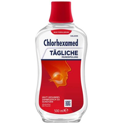 Chlorhexamed Tägliche Mundspülung - Plaque-Reduktion, Fluorid, Alkohol-Frei Chlorhexamed Tägliche Mundspülung - Plaque-Reduktion, Fluorid, Alkohol-Frei