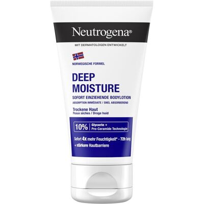 Neutrogena Deep Moisture Sofort einziehende Bodylotion für trock Neutrogena Deep Moisture Sofort einziehende Bodylotion für trock