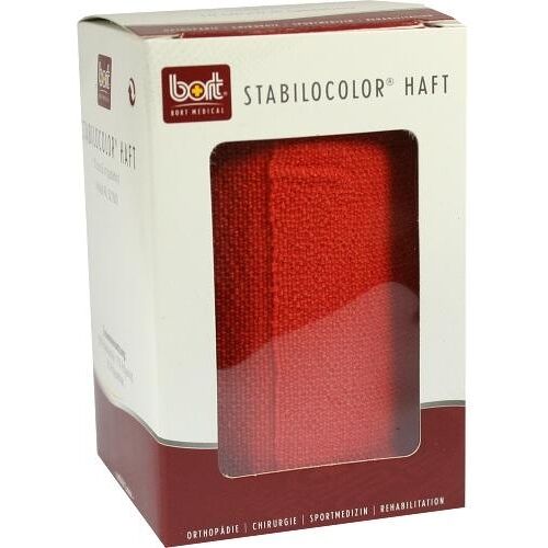 Bort Stabilocolor haft Binde 10cm rot