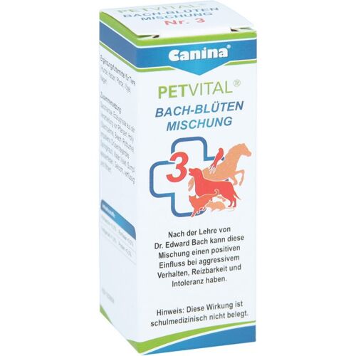 Canina Petvital Bachblüten Nummer 3 Globuli veterinär