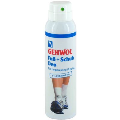 Gehwol Fuß- und Schuh-Deo-Spray - Hygienische Frische, Antimikrobiell, 150 ml Gehwol Fuß- und Schuh-Deo-Spray - Hygienische Frische, Antimikrobiell, 150 ml