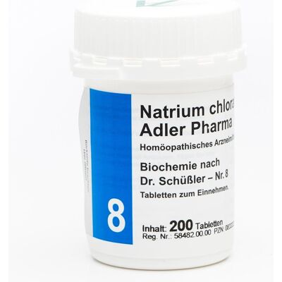 Adler Pharma BIOCHEMIE Adler 8 Natrium chloratum Comprimés - medicine Adler Pharma BIOCHEMIE Adler 8 Natrium chloratum Comprimés - medicine