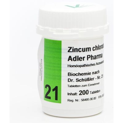 Biochemie Adler 21 Zincum chlor.D12 Adl.p. Tabletten Biochemie Adler 21 Zincum chlor.D12 Adl.p. Tabletten