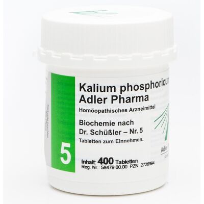 Biochemie Adler 5 Kalium phosphoricum D6 Adl.ph. Tabletten Biochemie Adler 5 Kalium phosphoricum D6 Adl.ph. Tabletten