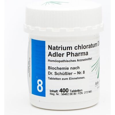 Adler Pharma BIOCHEMIE Adler 8 Natrium chloratum D6 Tabletten Adler Pharma BIOCHEMIE Adler 8 Natrium chloratum D6 Tabletten