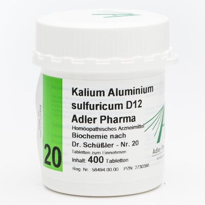 Biochemie Adler 20 Kalium alum.sulf.D12 Tabletten Biochemie Adler 20 Kalium alum.sulf.D12 Tabletten