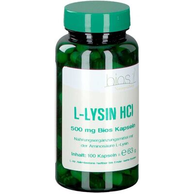 L-lysin Hcl 500 mg Bios Kapseln L-lysin Hcl 500 mg Bios Kapseln