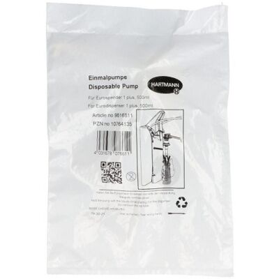 Einmalpumpe Eurospender 1 plus 500 ml Einmalpumpe Eurospender 1 plus 500 ml