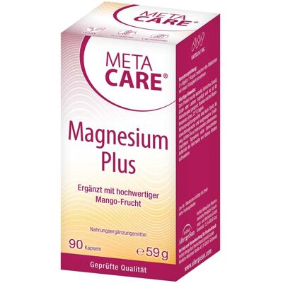 Meta-Care Magnesium Plus - Magnesium bisglycinate & Malat - Nahrungsergänzungsmittel Meta-Care Magnesium Plus - Magnesium bisglycinate & Malat - Nahrungsergänzungsmittel