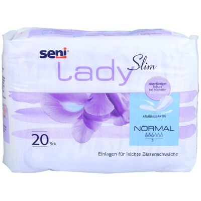 TZMO Deutschland GmbH - Seni Lady Slim Inkontinenzeinlage normal 20 St - pantyliner TZMO Deutschland GmbH - Seni Lady Slim Inkontinenzeinlage normal 20 St - pantyliner