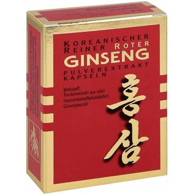 Roter Ginseng Extrakt Kapseln Roter Ginseng Extrakt Kapseln