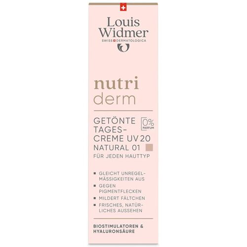 Louis Widmer nutriderm Getönte Tagescreme UV 20 -Natural 01 o.p