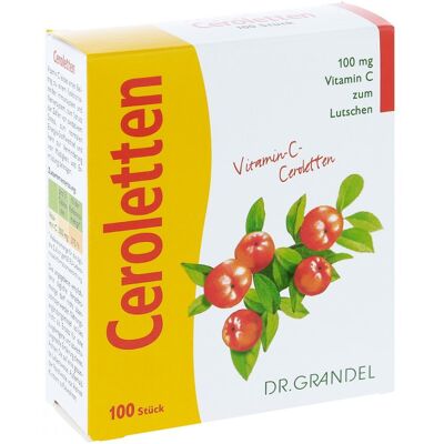 Dr. Grandel Ceroletten Lutschtabletten - Nahrungsergänzung Dr. Grandel Ceroletten Lutschtabletten - Nahrungsergänzung