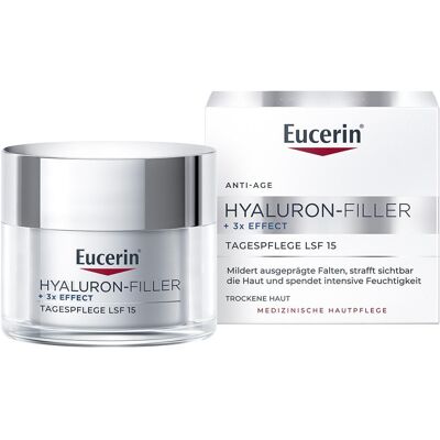 Eucerin Hyaluron-Filler SPF 15 Trockene Haut Anti-Falten-Creme Eucerin Hyaluron-Filler SPF 15 Trockene Haut Anti-Falten-Creme