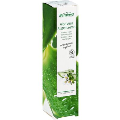 Bergland Aloe Vera Augencreme - Reichhaltig, Unparfümiert, 13,5 ml Bergland Aloe Vera Augencreme - Reichhaltig, Unparfümiert, 13,5 ml