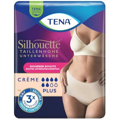 Tena Silhouette Plus L Creme Inkontinenz Pants Tena Silhouette Plus L Creme Inkontinenz Pants