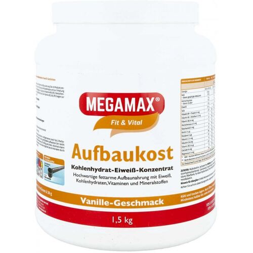 Megamax Aufbaukost Vanille Pulver