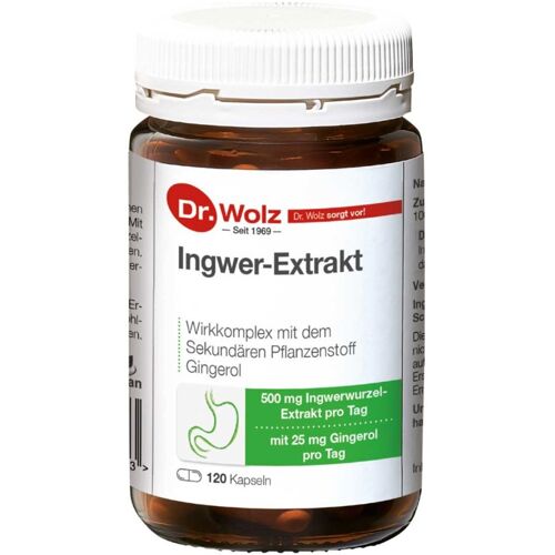 Dr. Wolz Ingwer Extrakt Doktor wolz Kapseln