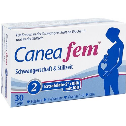 Caneafem 2 Extrafolate-S+DHA+Jod Kapseln