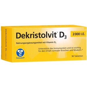 Hübner Dekristolvit D3 2000 I.E. Tabletten - Nahrungsergänzungsmittel Hübner Dekristolvit D3 2000 I.E. Tabletten - Nahrungsergänzungsmittel