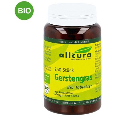 Allcura Gerstengras Tabletten - Bio, 250 St Allcura Gerstengras Tabletten - Bio, 250 St