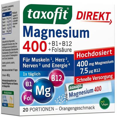 MCM Klosterfrau Vertriebsgesellschaft mbH TAXOFIT Magnesium B Vitamine - Nahrungsergänzung MCM Klosterfrau Vertriebsgesellschaft mbH TAXOFIT Magnesium B Vitamine - Nahrungsergänzung