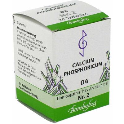Bombastus Calcium Phosphoricum D 6 - Homöopathische Tabletten Bombastus Calcium Phosphoricum D 6 - Homöopathische Tabletten