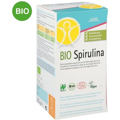 GSE Bio-Spirulina 500 mg Naturland - 550 Tabletten GSE Bio-Spirulina 500 mg Naturland - 550 Tabletten