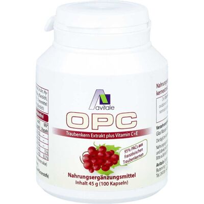Avitale Vitamin C E OPC Traubenkern Kapseln - Nahrungsergänzungsmittel Avitale Vitamin C E OPC Traubenkern Kapseln - Nahrungsergänzungsmittel