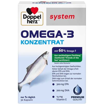 Doppelherz Doppelherz Omega-3 Konzentrat Kapseln - Nahrungsergänzung Doppelherz Doppelherz Omega-3 Konzentrat Kapseln - Nahrungsergänzung