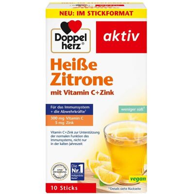 Doppelherz Heisse Zitrone Vitamin C + Zink Granula Doppelherz Heisse Zitrone Vitamin C + Zink Granula