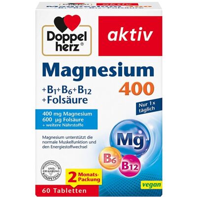 Doppelherz Magnesium 400 mg Tabletten Doppelherz Magnesium 400 mg Tabletten
