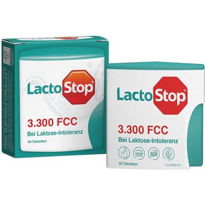 Hübner Naturarzneimittel GmbH Lactostop 3.300 Fcc Tabletten Klickspender 40 St Hübner Naturarzneimittel GmbH Lactostop 3.300 Fcc Tabletten Klickspender 40 St