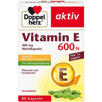 Doppelherz Vitamin E 600 N - Vitamine und Nahrungsergänzungsmittel Doppelherz Vitamin E 600 N - Vitamine und Nahrungsergänzungsmittel