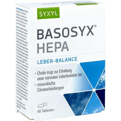MCM Klosterfrau Vertriebsgesellschaft mbH Basosyx Hepa Säure-Basen-Balance Tabletten - Nahrungsergänzungsmittel MCM Klosterfrau Vertriebsgesellschaft mbH Basosyx Hepa Säure-Basen-Balance Tabletten - Nahrungsergänzungsmittel