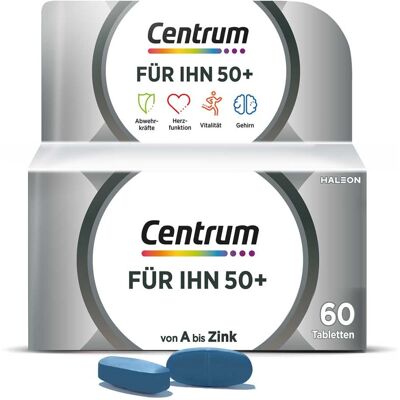 Centrum Männer 50+ Kapseln - Nahrungsergänzung Centrum Männer 50+ Kapseln - Nahrungsergänzung