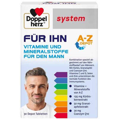Queisser Pharma Doppelherz für Ihn Systemtabletten - Vitamine & Nahrungsergänzung Queisser Pharma Doppelherz für Ihn Systemtabletten - Vitamine & Nahrungsergänzung