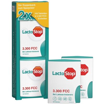 Hübner Lactostop 3.300 FCC Tabletten - Laktose-Intoleranz Hübner Lactostop 3.300 FCC Tabletten - Laktose-Intoleranz