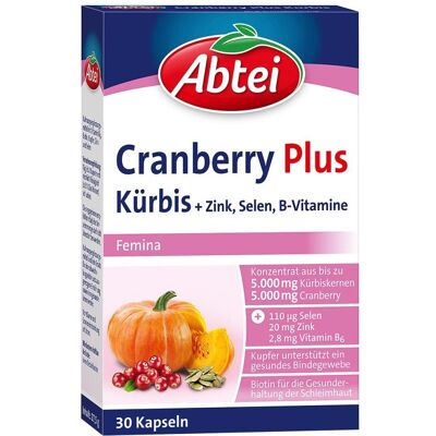 Abtei Kürbis Plus Cranberry Kapseln Abtei Kürbis Plus Cranberry Kapseln