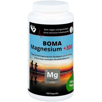Boma Lecithin GmbH Magnesium+300 Kapseln - Nahrungsergänzung Boma Lecithin GmbH Magnesium+300 Kapseln - Nahrungsergänzung