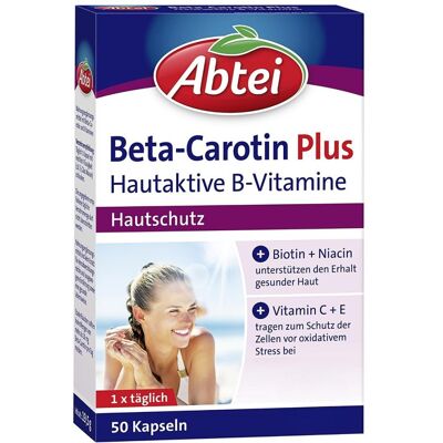 Abtei Beta-Carotin Plus Hautaktive B-Vitamine Abtei Beta-Carotin Plus Hautaktive B-Vitamine
