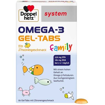 Doppelherz Omega-3 family - Nahrungsergänzungsmittel Doppelherz Omega-3 family - Nahrungsergänzungsmittel