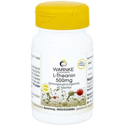 Warnke L-Theanin 500 mg Tabletten Warnke L-Theanin 500 mg Tabletten