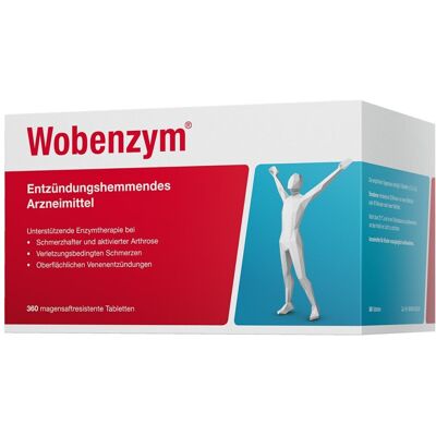 MUCOS Pharma WOBENZYM magensaftresistente Tabletten - Unterstützung bei Entzündungen MUCOS Pharma WOBENZYM magensaftresistente Tabletten - Unterstützung bei Entzündungen