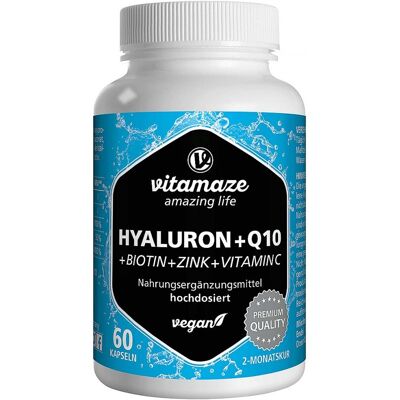 Vispura HYALURONSÄURE 200 mg hochdos.+Coenzym Q10 vegan Vispura HYALURONSÄURE 200 mg hochdos.+Coenzym Q10 vegan